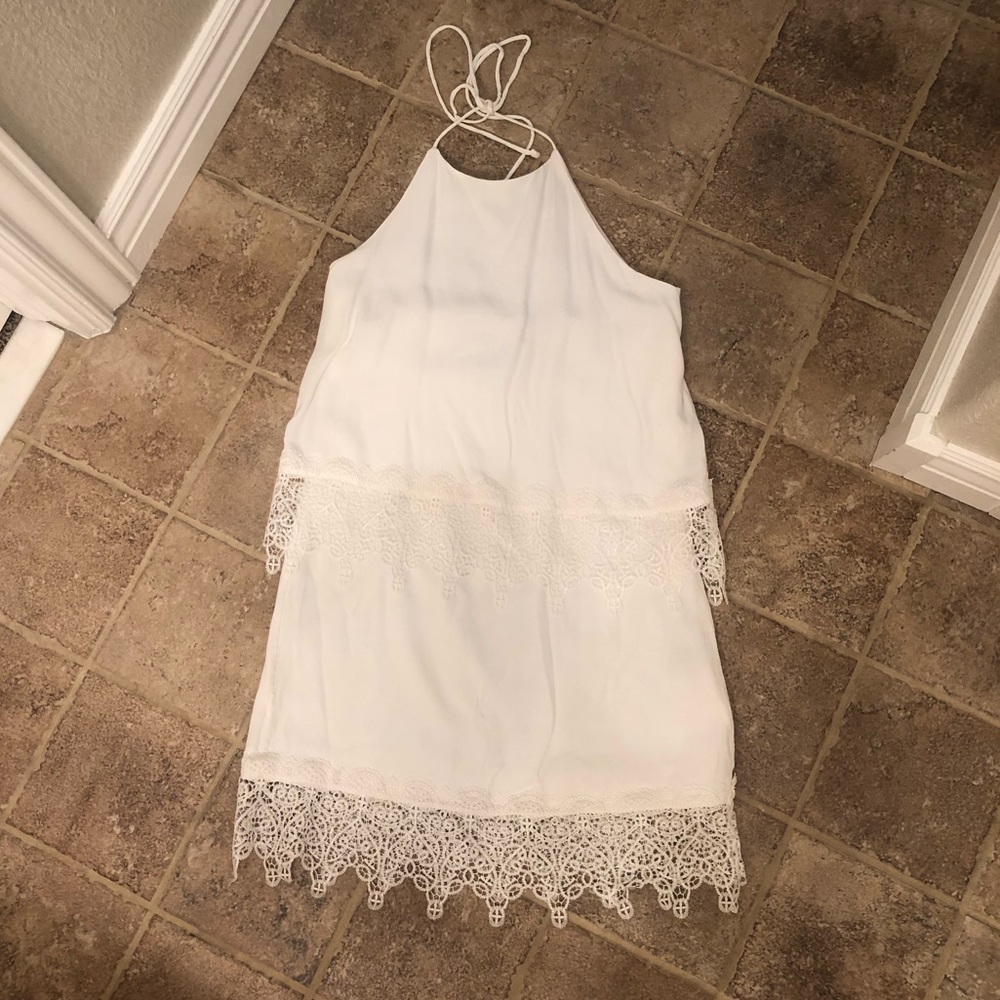 Dolce vita white halter dress